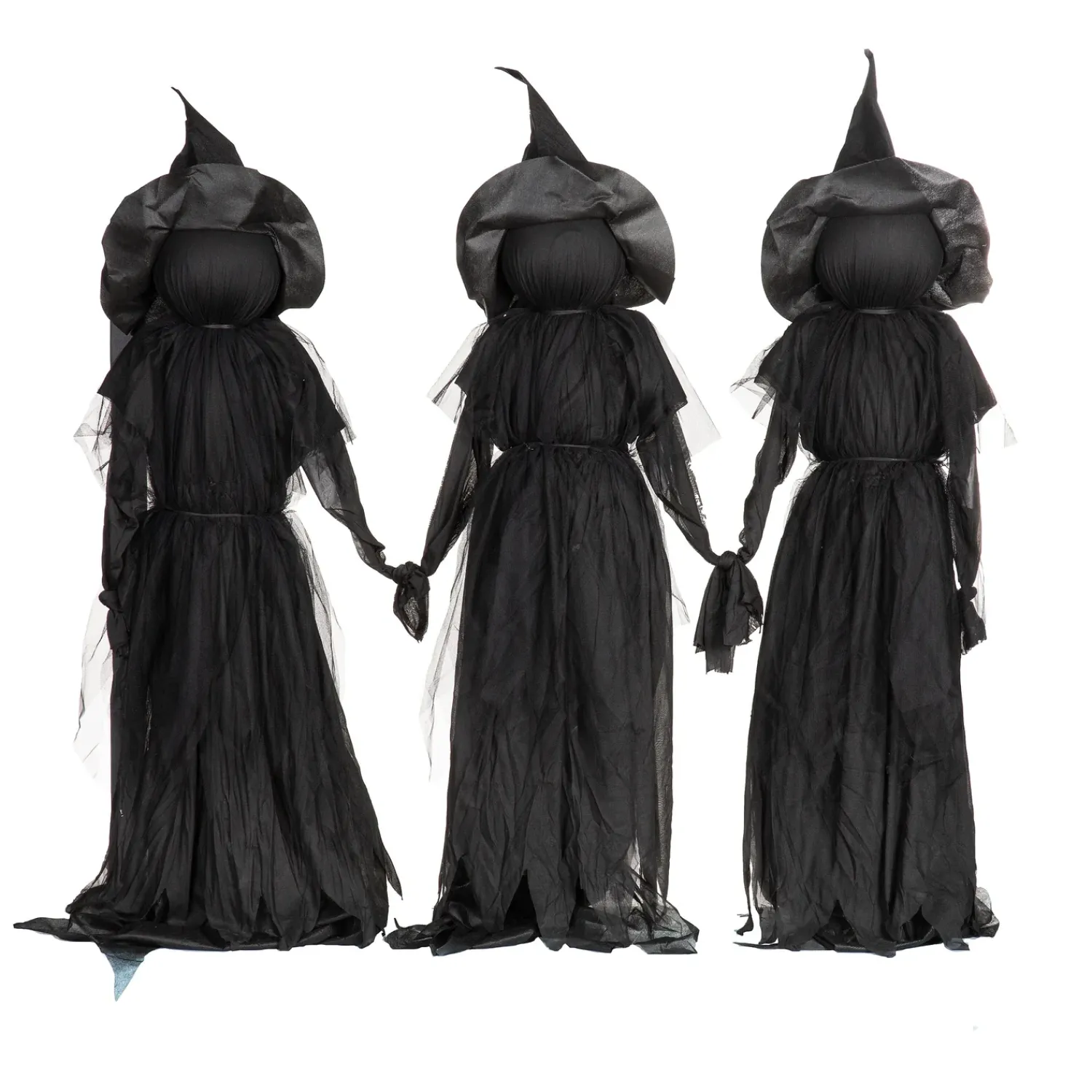 Plow & Hearth Garden Stakes>Lighted Halloween Witch Stakes, Set of 3