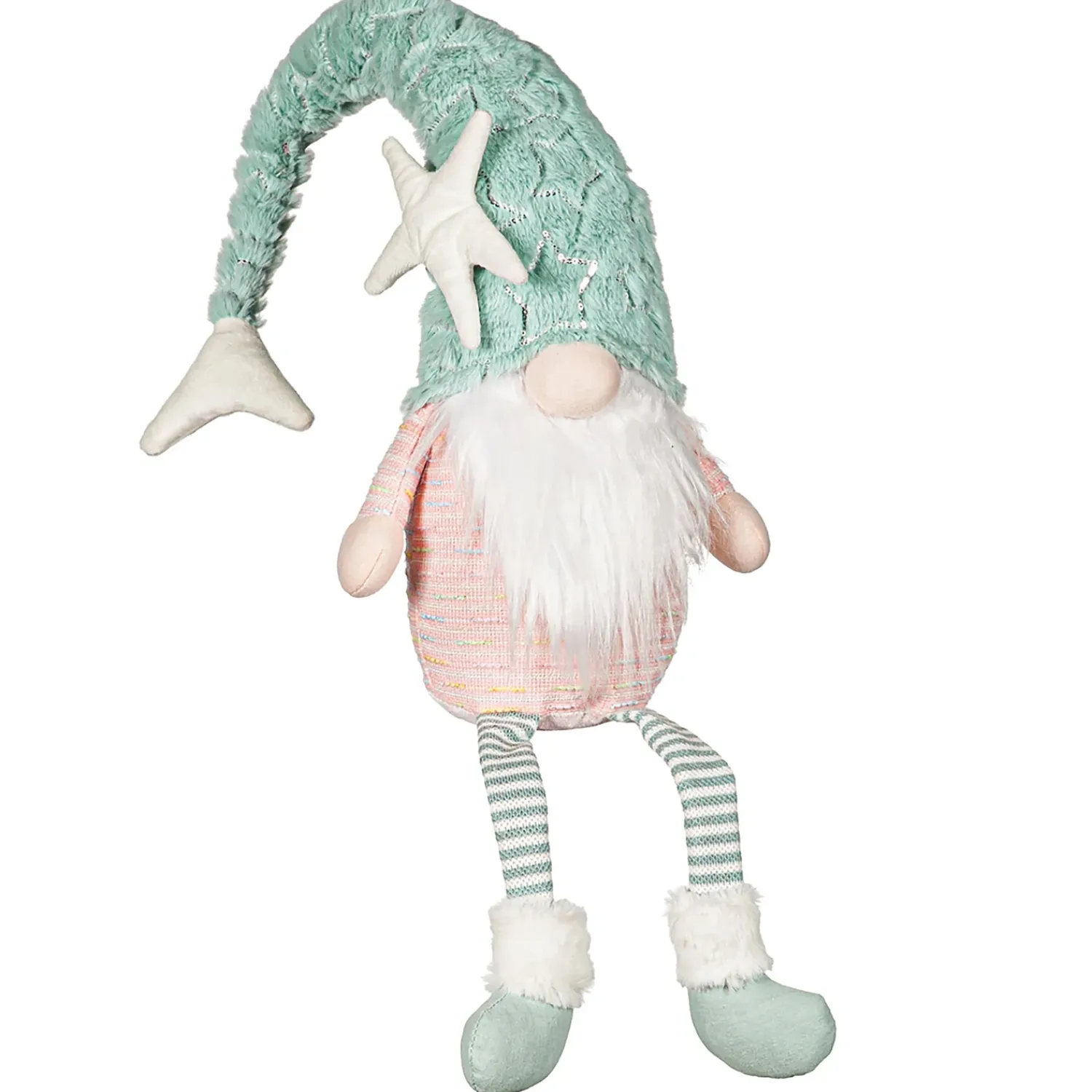 Plow & Hearth Decorative Accents>Lighted Mermaid Gnome Table Décor