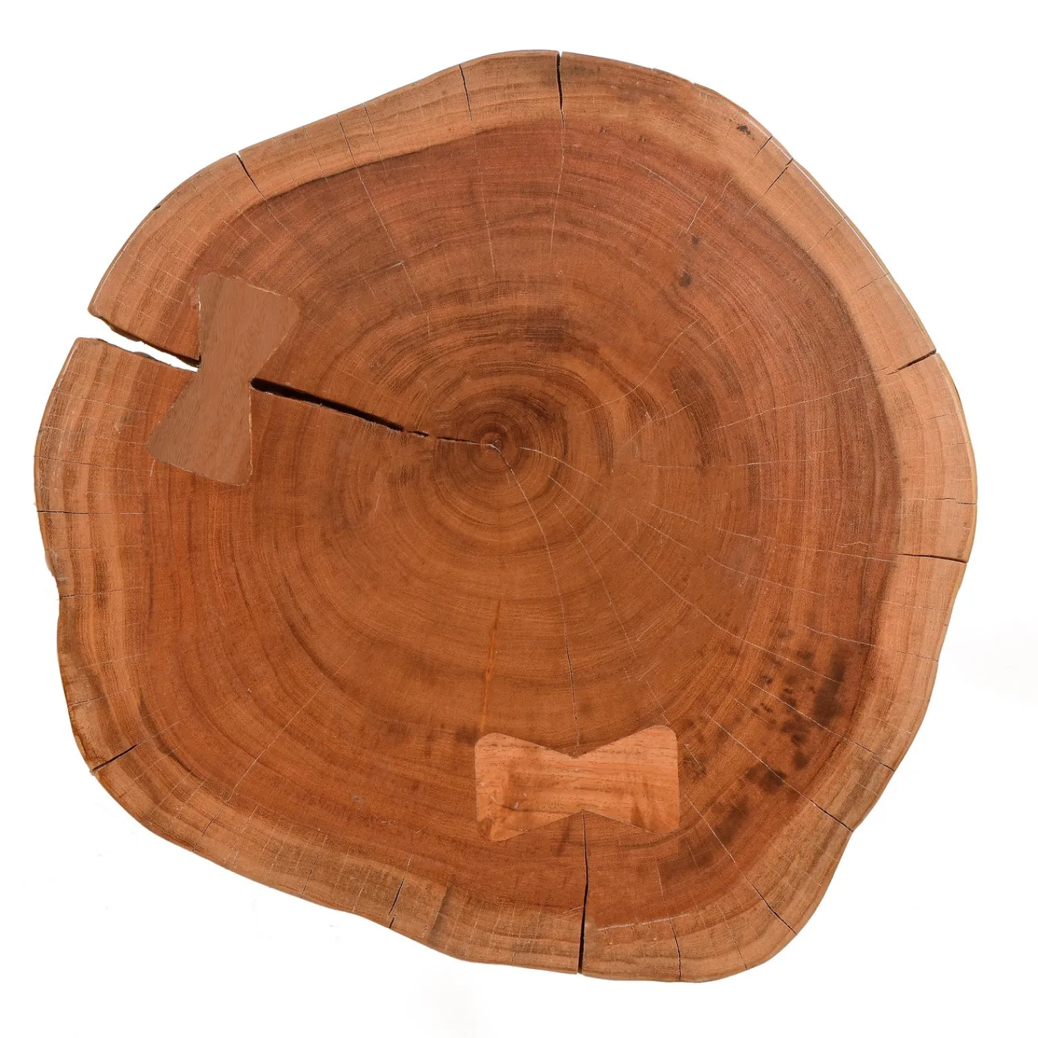 Plow & Hearth Accent Tables>Live Edge Acacia Wood Accent Table with Hairpin Legs