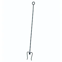 Plow & Hearth Fireplace Tool Sets>Long Wrought Iron Fireplace Poker Fork
