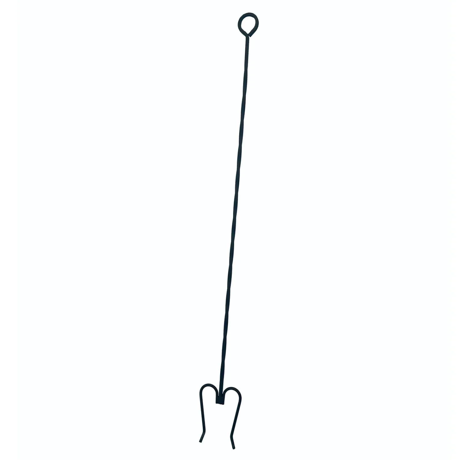 Plow & Hearth Fireplace Tool Sets>Long Wrought Iron Fireplace Poker Fork