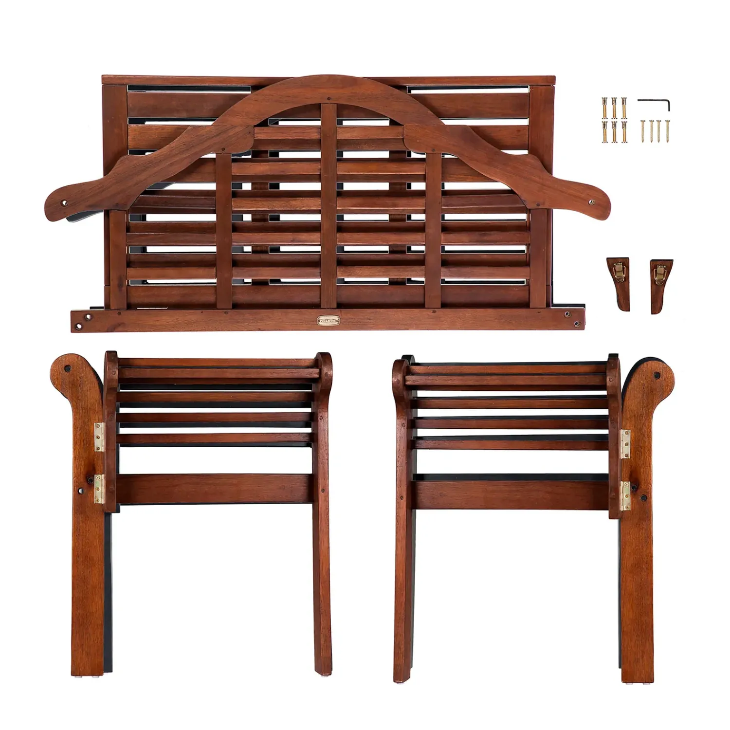 Plow & Hearth Outdoor Benches>Lutyens Wood Garden Bench Natural