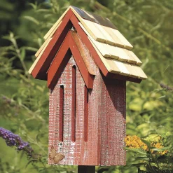 Plow & Hearth Wildlife Housing>Mademoiselle Wood Butterfly House Shelter with Pole