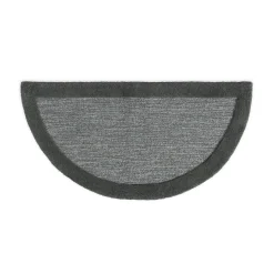 Plow & Hearth Area Rugs|Hearth Rugs>Madrid Banded Half-Round Hearth Rug, 2' x 4'