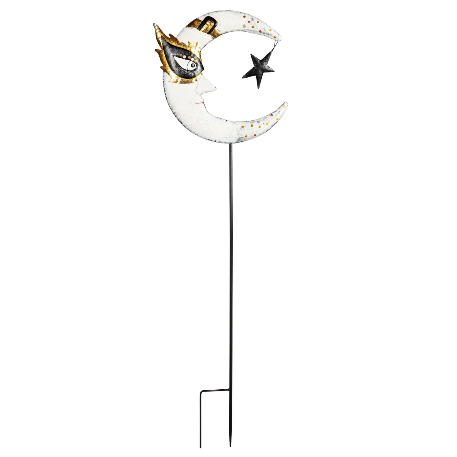 Plow & Hearth Garden Stakes>Magic Moon Halloween Garden Stake