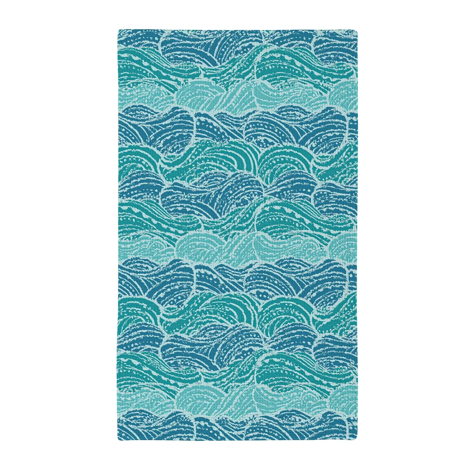 Plow & Hearth Kitchen Linens>Make Waves Quick Dry Kitchen Towel, 18" x 30"