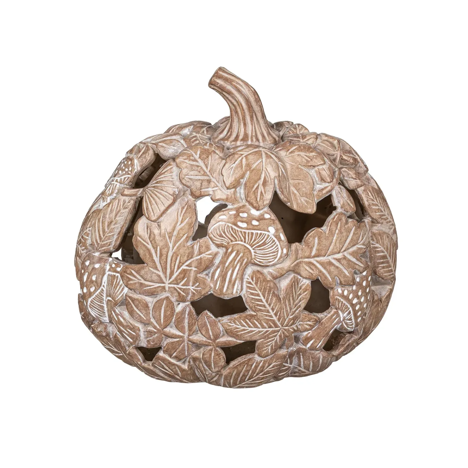 Plow & Hearth Garden Statues>Maple Leaf Mushroom Pumpkin Statue, Set
