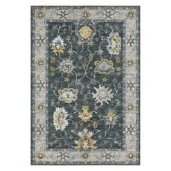 Plow & Hearth Area Rugs>Marietta Border Rug, 9' x 12'
