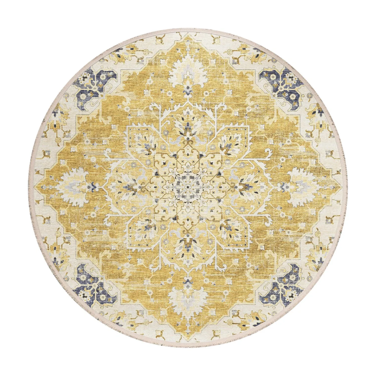 Plow & Hearth Area Rugs>Marietta Diamond Round Rug, 10' dia.