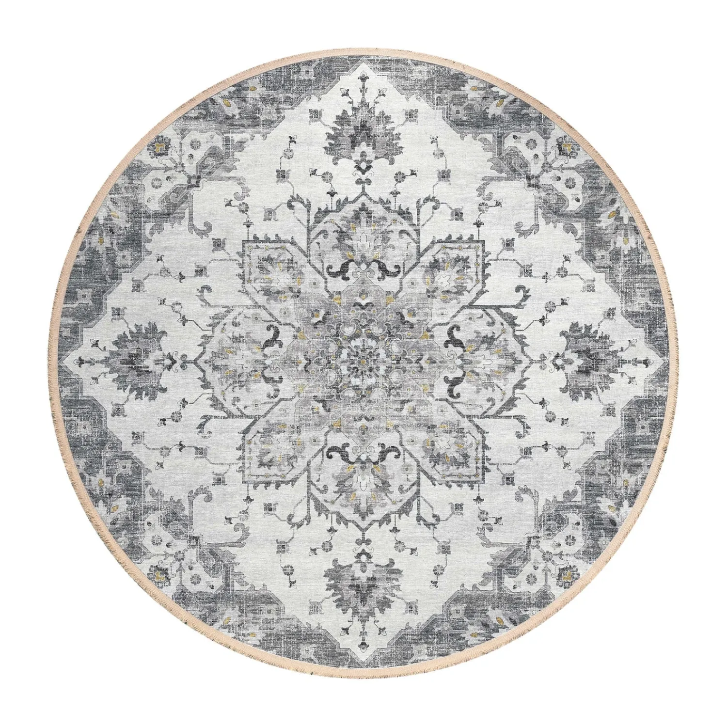 Plow & Hearth Area Rugs>Marietta Diamond Round Rug, 10' dia.