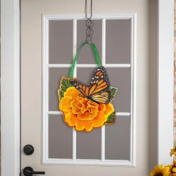 Plow & Hearth Fabric Door Hangers>Mariposa Melody Butterfly Door Décor