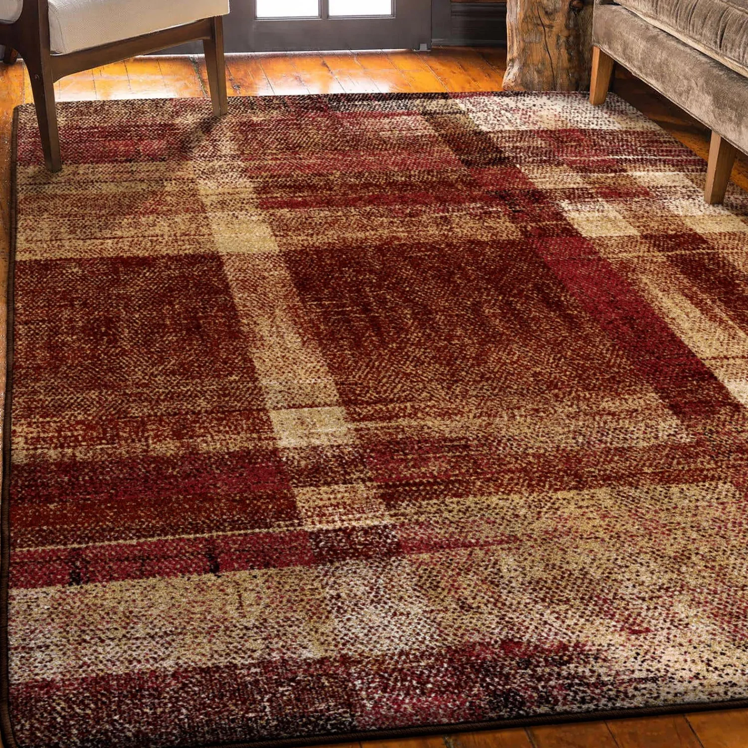 Plow & Hearth Area Rugs>Maryland Rug, 8' x 11' Earth