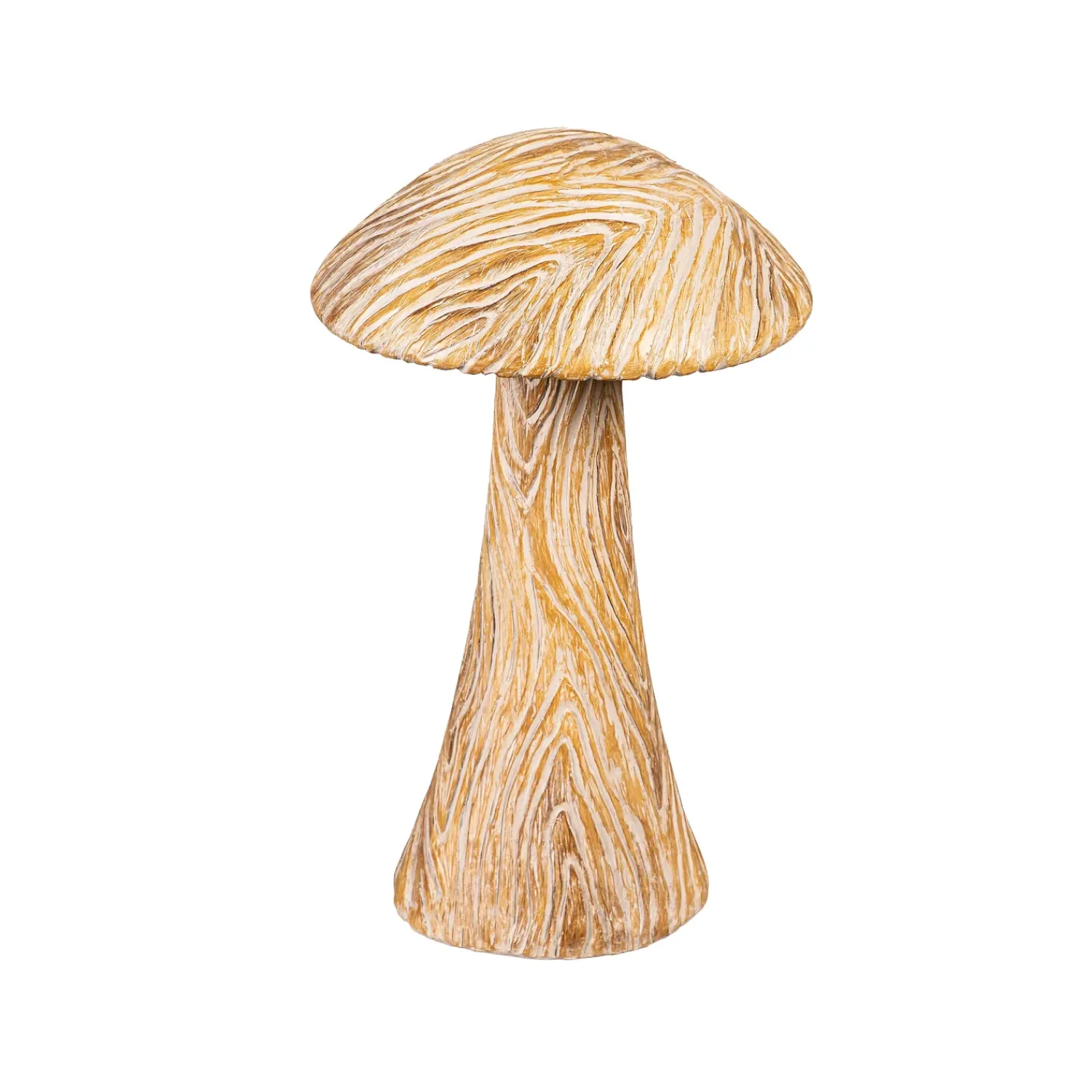 Plow & Hearth Garden Statues>Medium Carved Mushroom Garden Statue