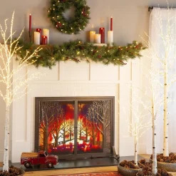 Plow & Hearth Lighted Trees & Garlands><noscript><img width=