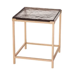 Plow & Hearth Accent Tables>Melissa Cast Glass End Table