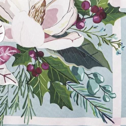 Plow & Hearth Garden Flags>Merry Christmas Floral Applique Garden Flag