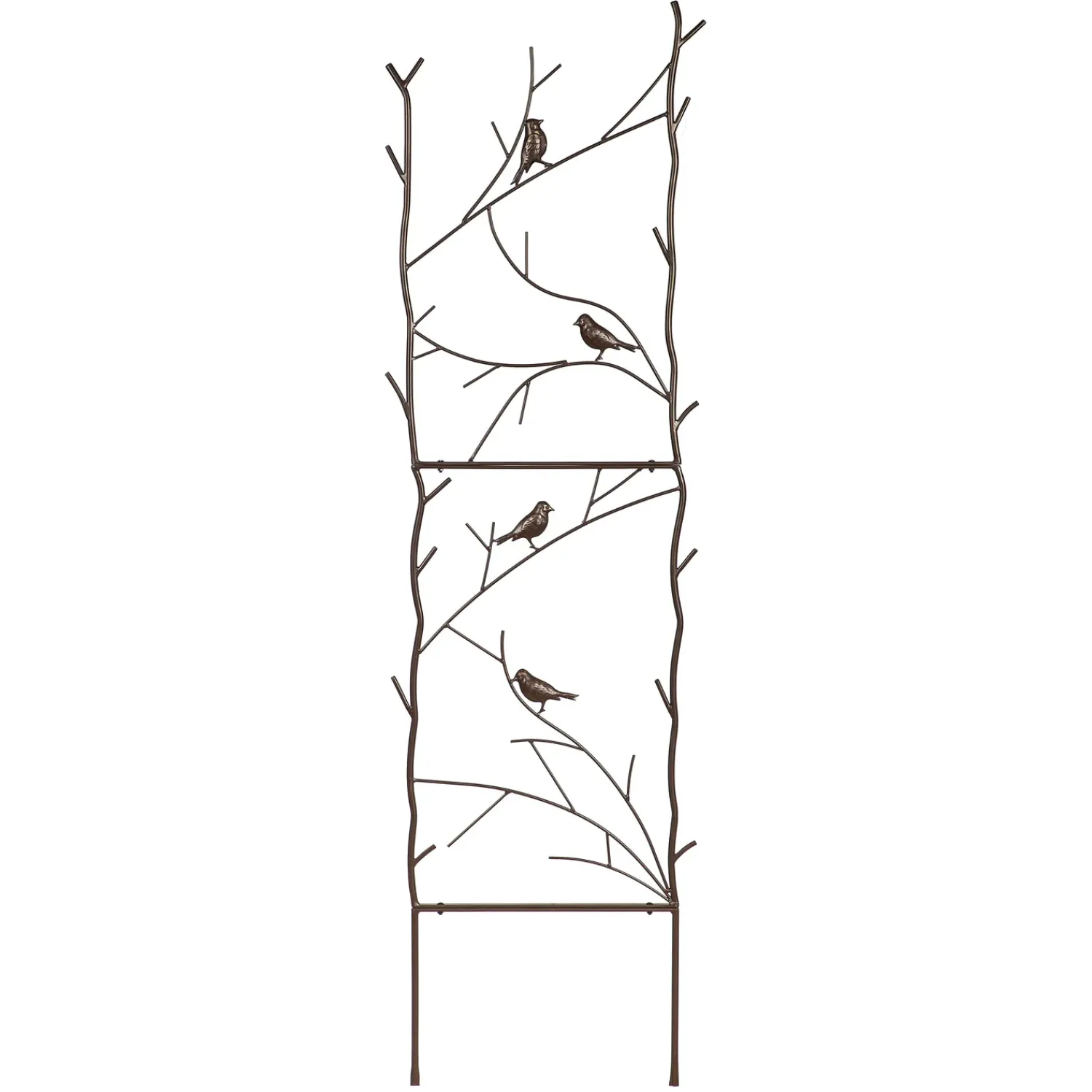 Plow & Hearth Arbors & Trellises>Metal Birds and Twigs Garden Trellis