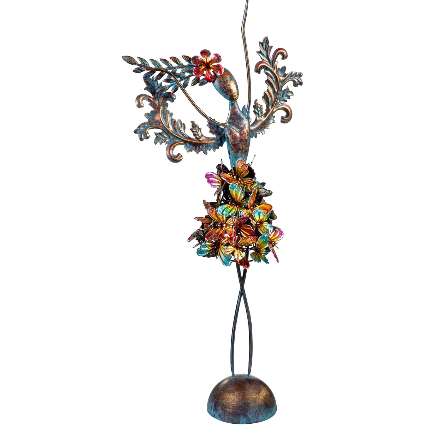 Plow & Hearth Garden Statues>Metal Butterfly Angel Statue, 19"H