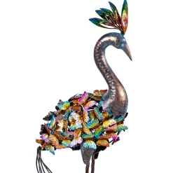 Plow & Hearth Garden Statues>Metal Butterfly Peacock Statue, 35"H