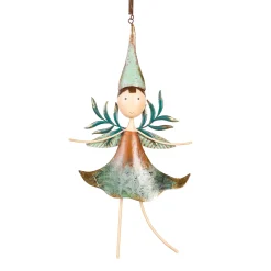 Plow & Hearth Decorative Accents>Metal Fairies Hanging Décor, Set of 2