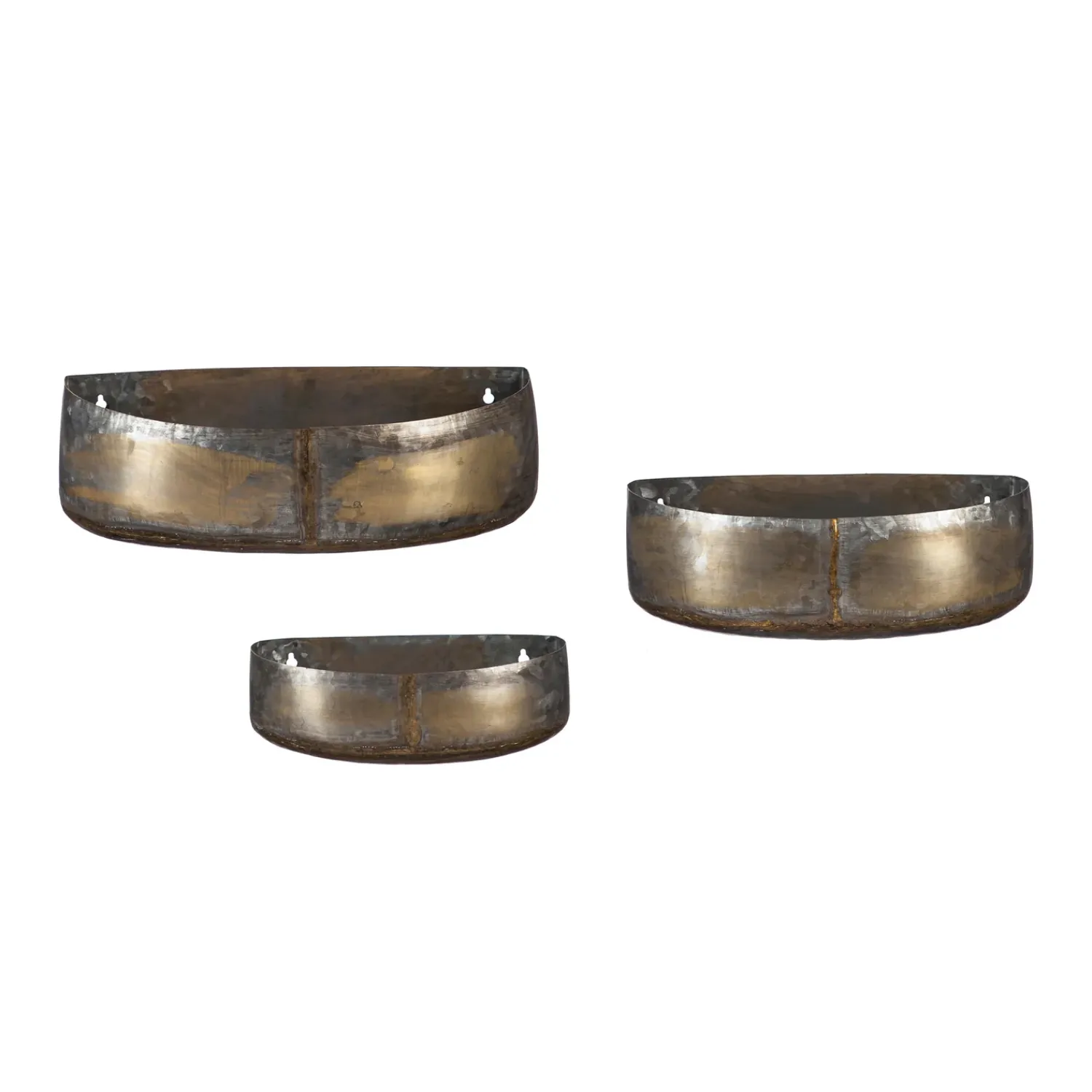 Plow & Hearth Planters & Plant Stands>Metal Planter Set of 3