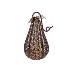 Plow & Hearth Candles & Lanterns>Metal Pumpkin Lantern, Small