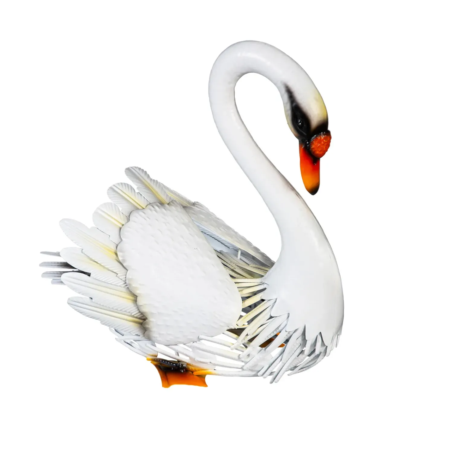 Plow & Hearth Garden Statues>Metal Swan Pair Statues, Set of 2, 14"H