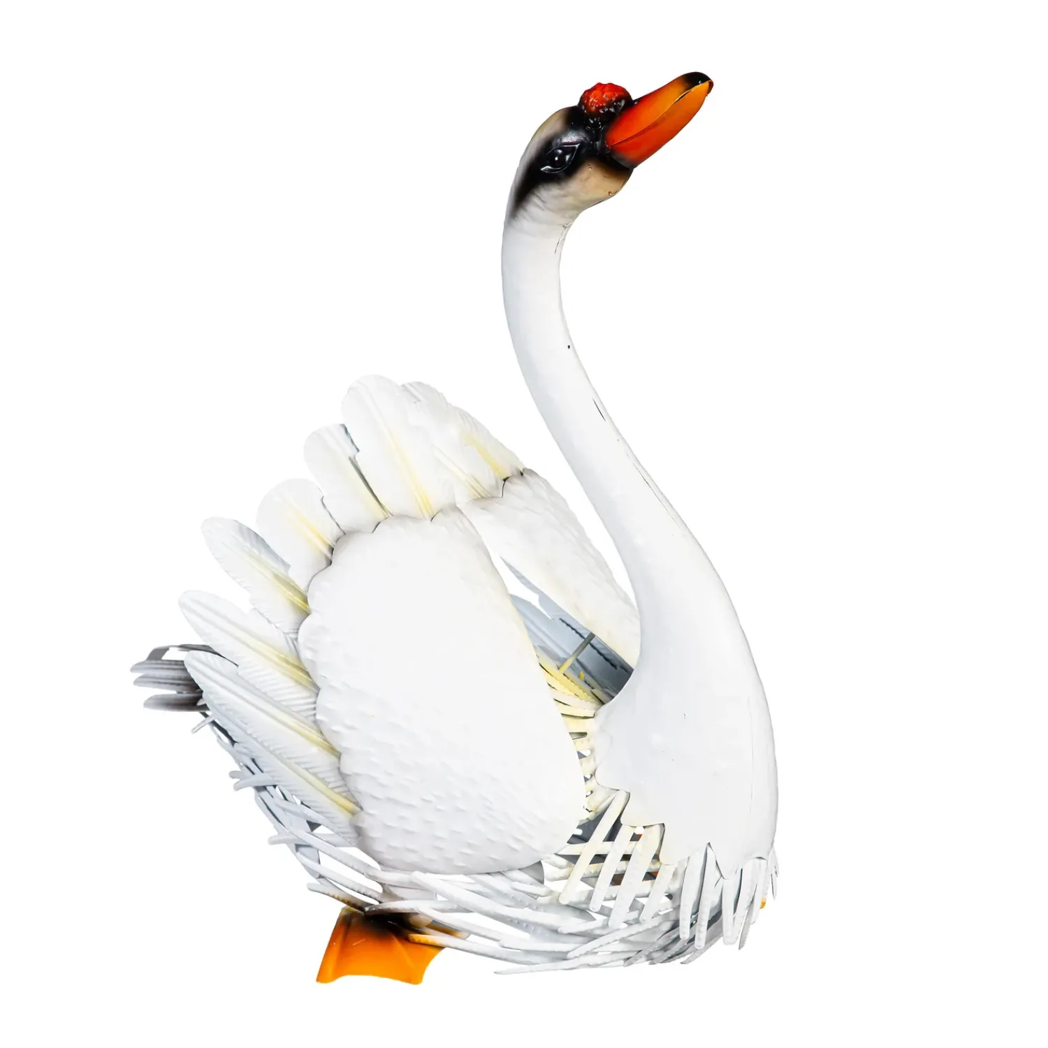 Plow & Hearth Garden Statues>Metal Swan Pair Statues, Set of 2, 14"H