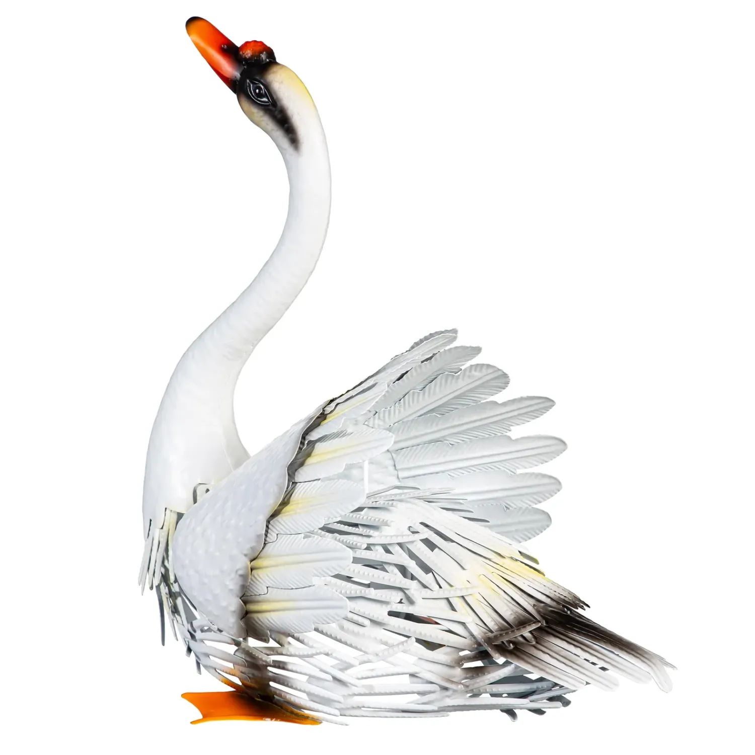 Plow & Hearth Garden Statues>Metal Swan Pair Statues, Set of 2, 14"H