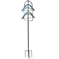 Plow & Hearth Wind Spinners>Metal Wind Spinner, Towering Semicircle, 80"H