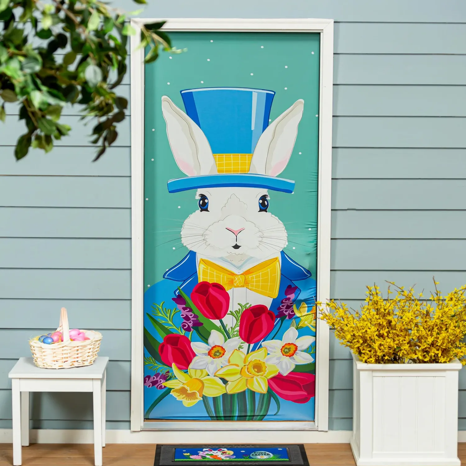 Plow & Hearth Bunting & Banners>Mister Easter Bunny Elastic Door Cover