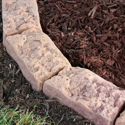 Plow & Hearth Garden Fencing & Edging|Garden Tools & Supplies>Mock Rock Block Edging Kit