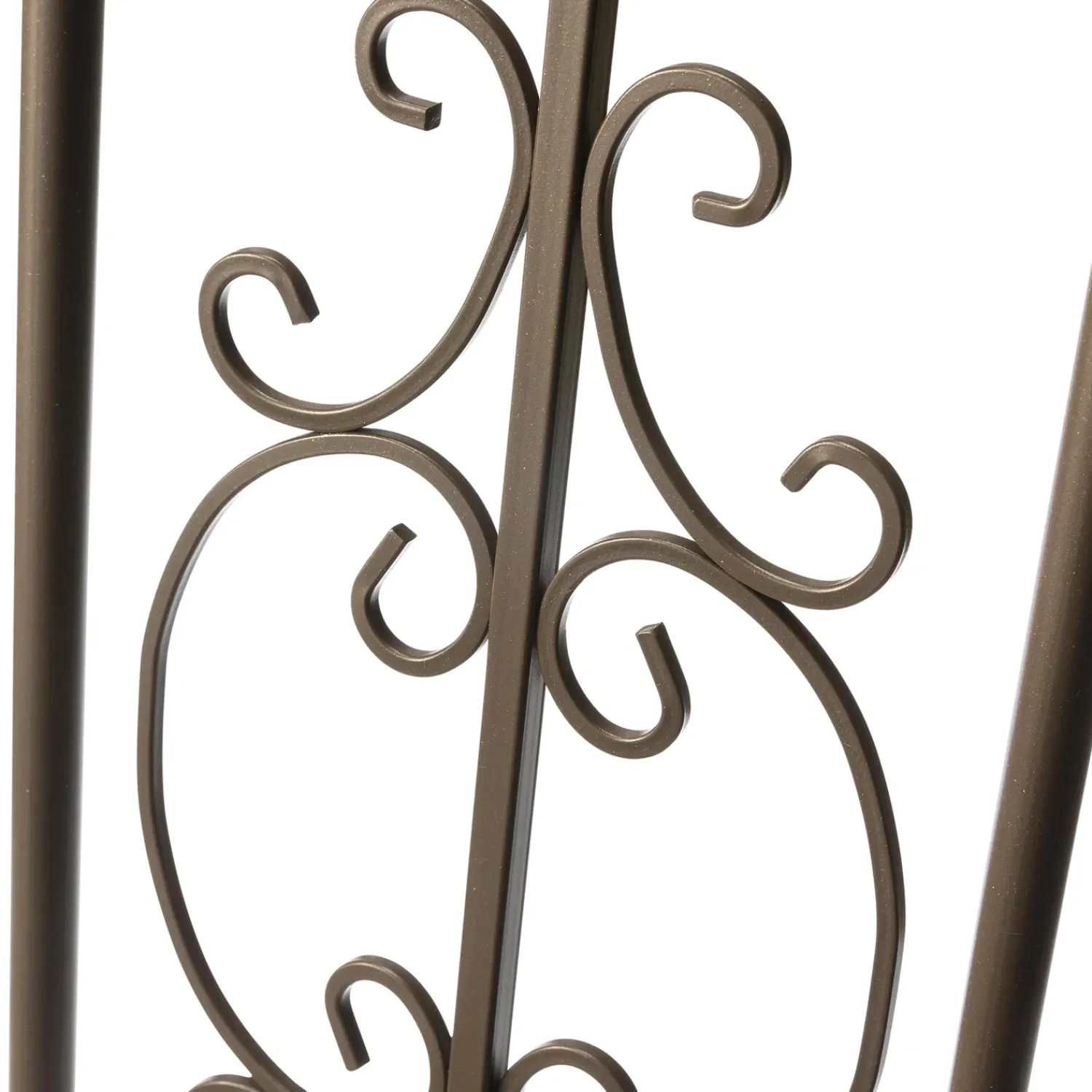 Plow & Hearth Garden Fencing & Edging>Montebello Iron Garden Fencing, Set of 4 Gunmetal