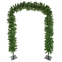 Plow & Hearth Faux Flowers & Plants|Lighted Trees & Garlands>Montfair Pine Doorway Arch Garland