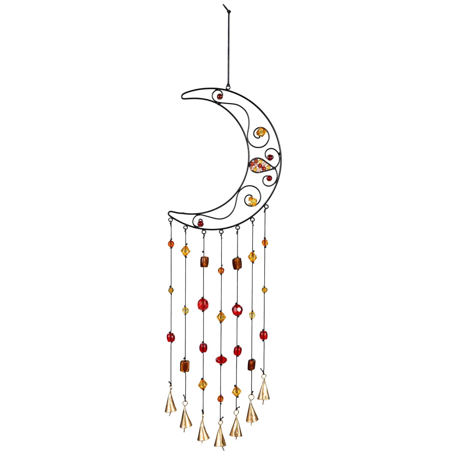 Plow & Hearth Wind Chimes & Mobiles>Moon Beaded Wind Chime