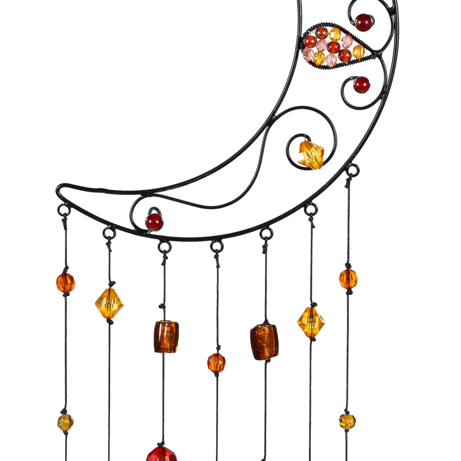 Plow & Hearth Wind Chimes & Mobiles>Moon Beaded Wind Chime