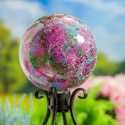 Plow & Hearth Gazing Balls>Mosaic Gazing Ball