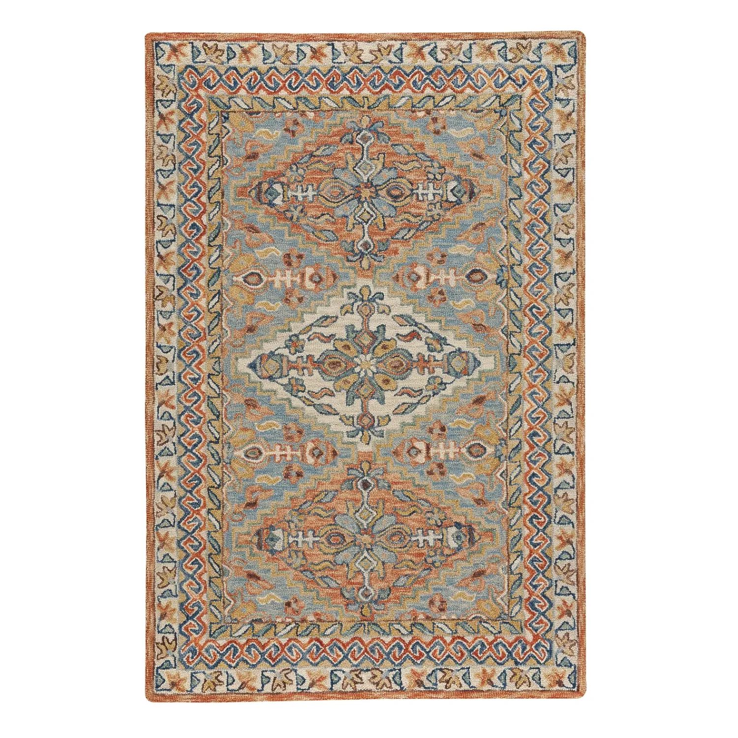 Plow & Hearth Area Rugs>Mountain Sunset Wool Rug, 8' x 10'
