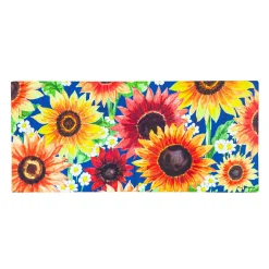 Plow & Hearth Interchangeable Mats>Multicolor Fall Sunflowers Sassafras Switch Mat