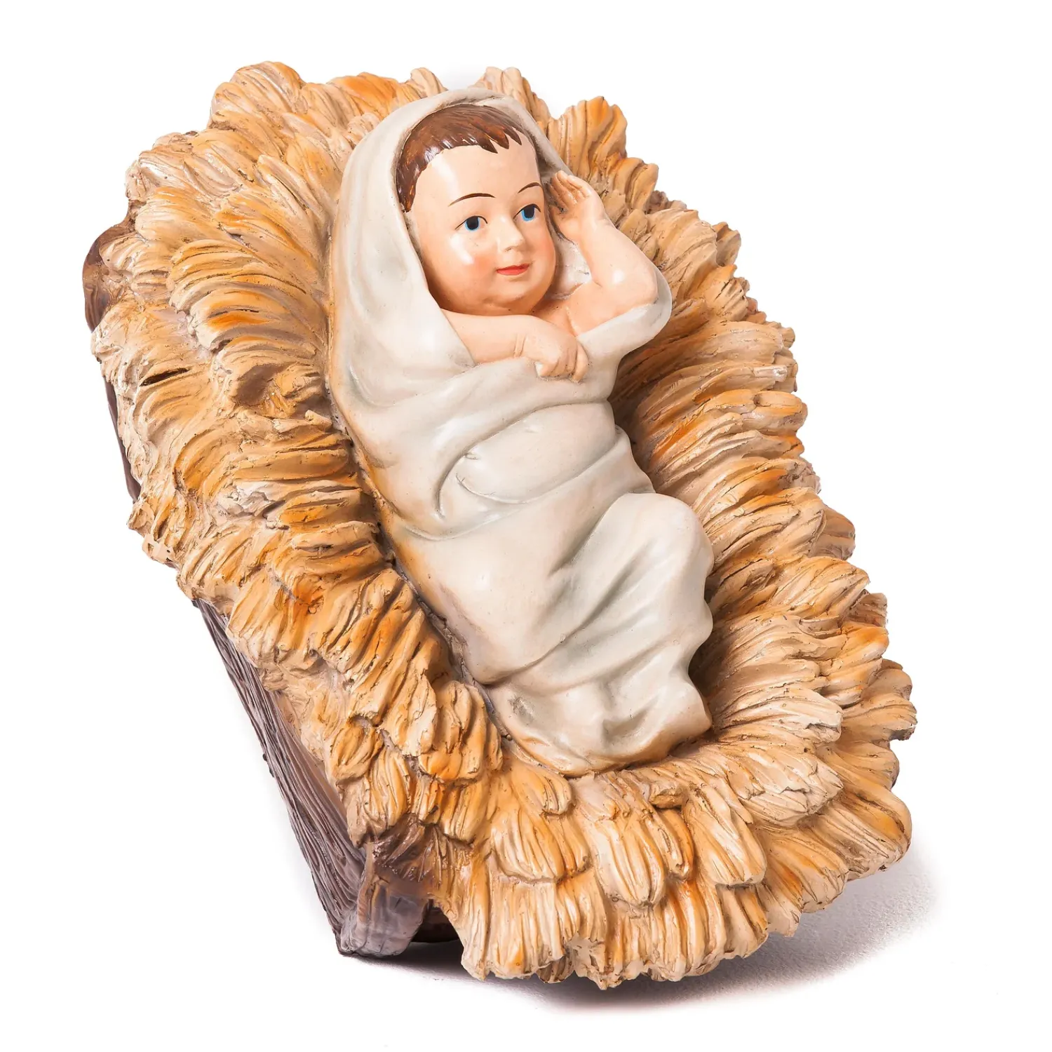 Plow & Hearth Garden Statues>Nativity Set of 3: Mary, Joseph, and Baby Jesus, Full Color
