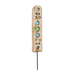 Plow & Hearth Garden Stakes>Natural Driftwood Colorful Glass Statuary, Sequence