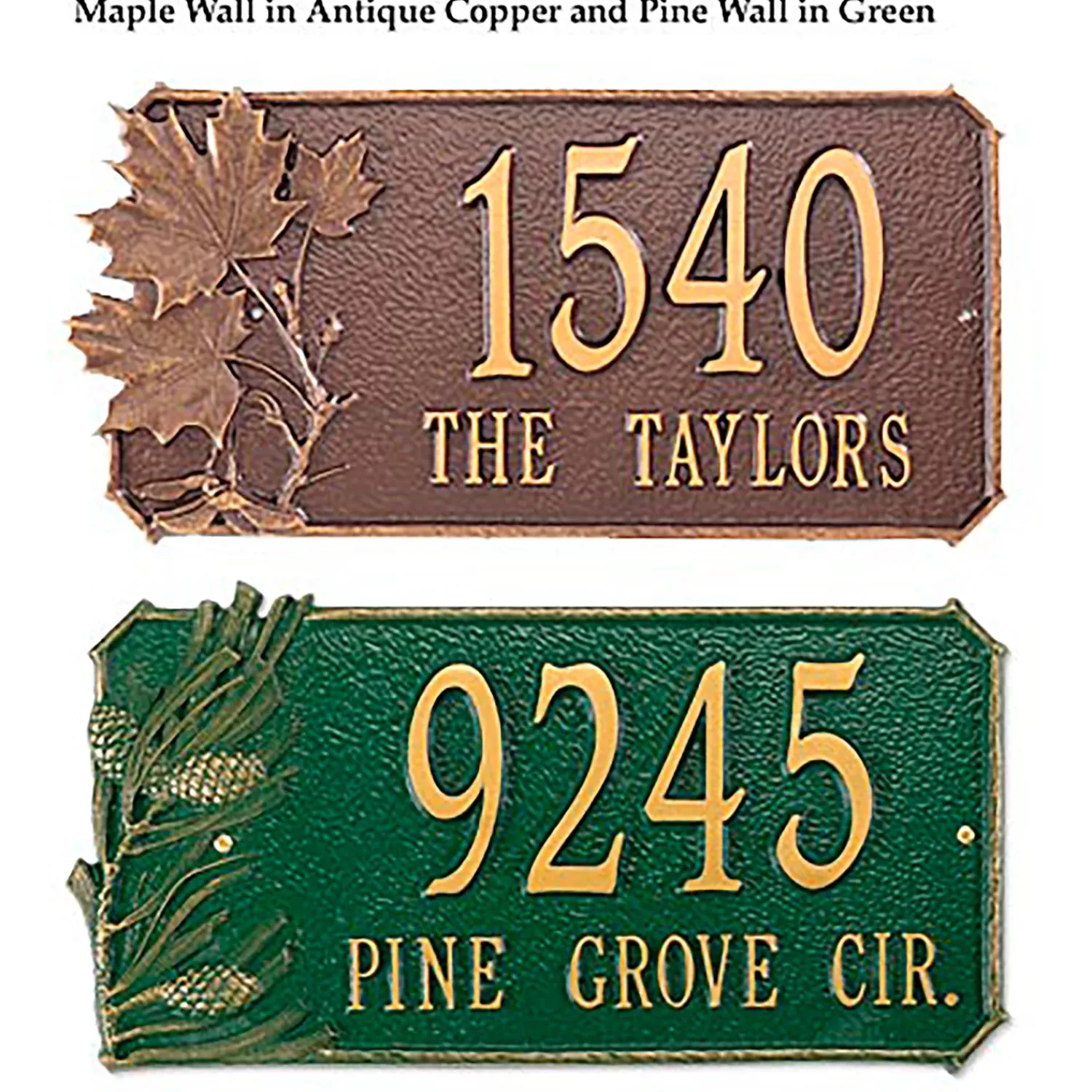 Plow & Hearth Address Signs & Wall Plaques>Natural Elements Wall Plaque