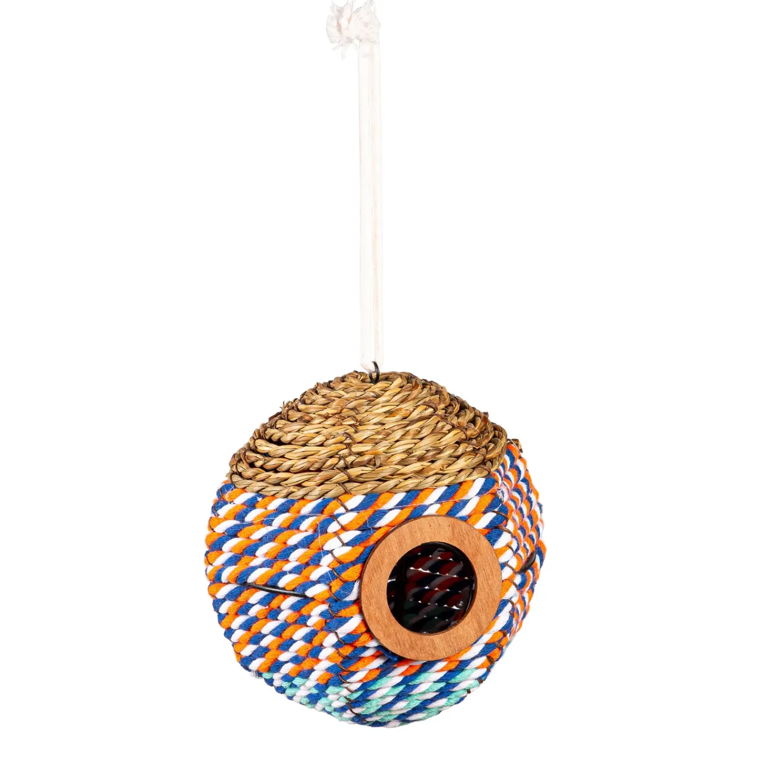 Plow & Hearth Birdhouses>Natural Woven Seagrass Birdhouses, Set of 3