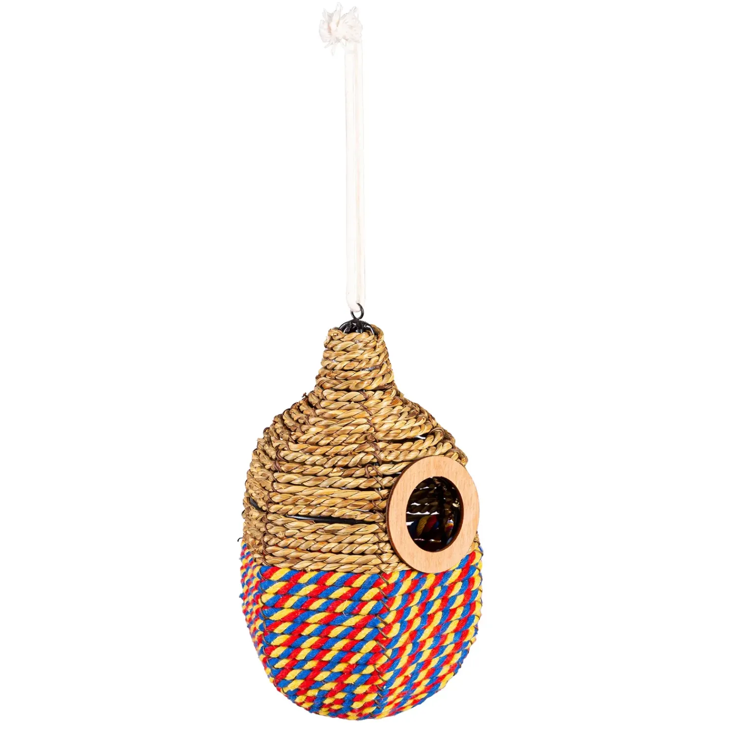 Plow & Hearth Birdhouses>Natural Woven Seagrass Birdhouses, Set of 3