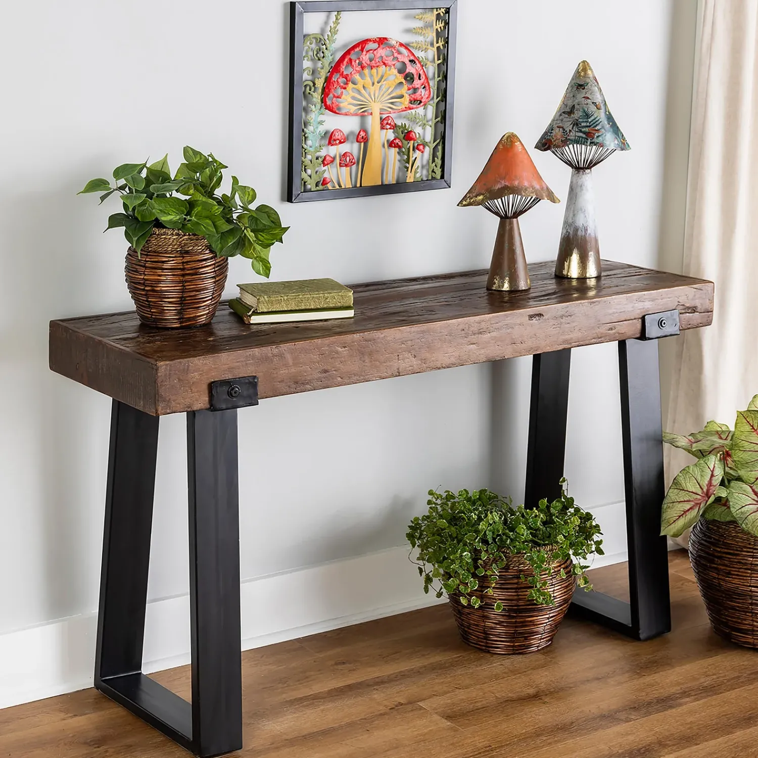 Plow & Hearth Planters & Plant Stands|Planters & Vases>Nested Reed Round Planters, Set of 3