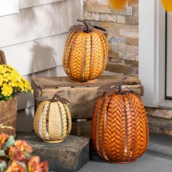 Plow & Hearth Garden Statues>Nesting Pumpkins Statue, 16"H, Set