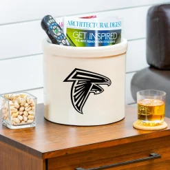 Plow & Hearth Planters & Plant Stands>NFL Team Logo Stoneware Crock
