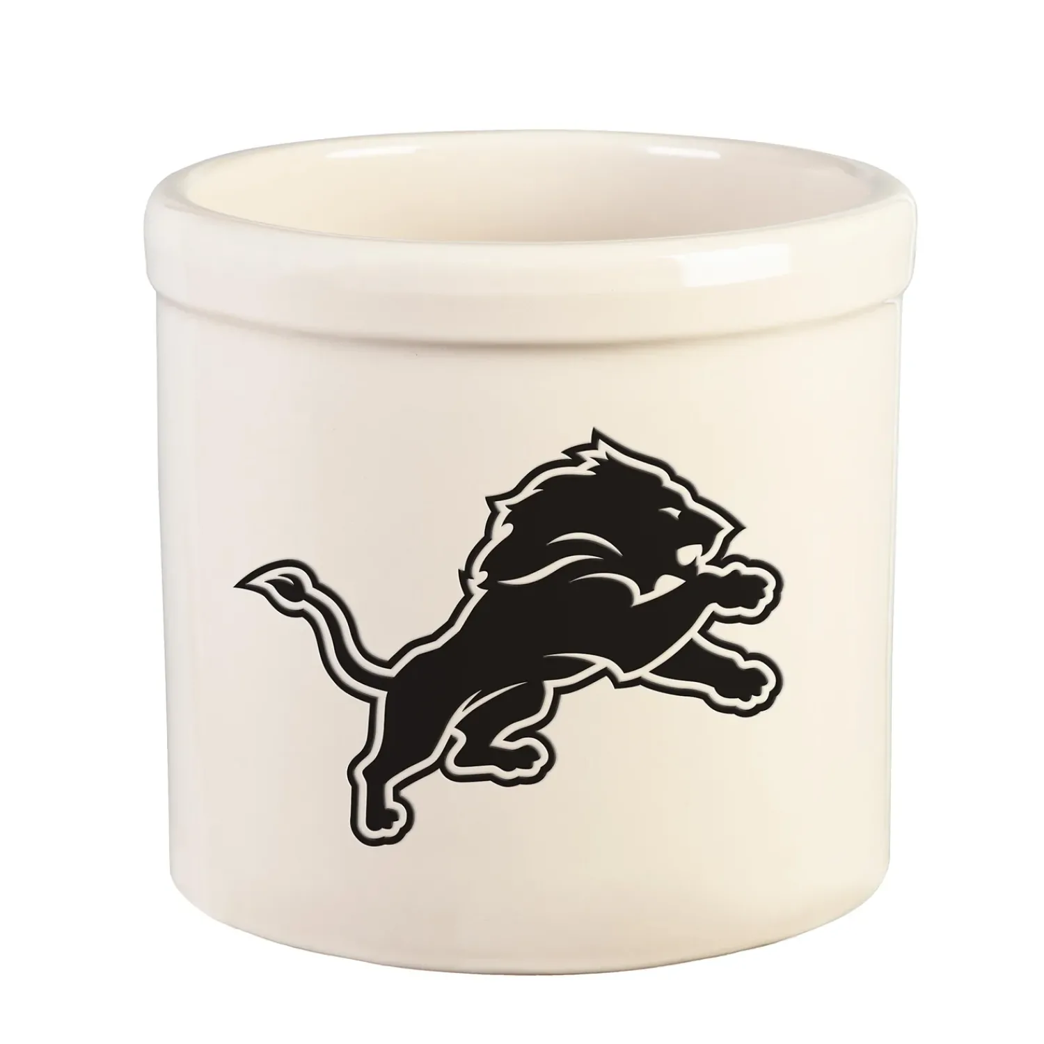 Plow & Hearth Planters & Plant Stands>NFL Team Logo Stoneware Crock