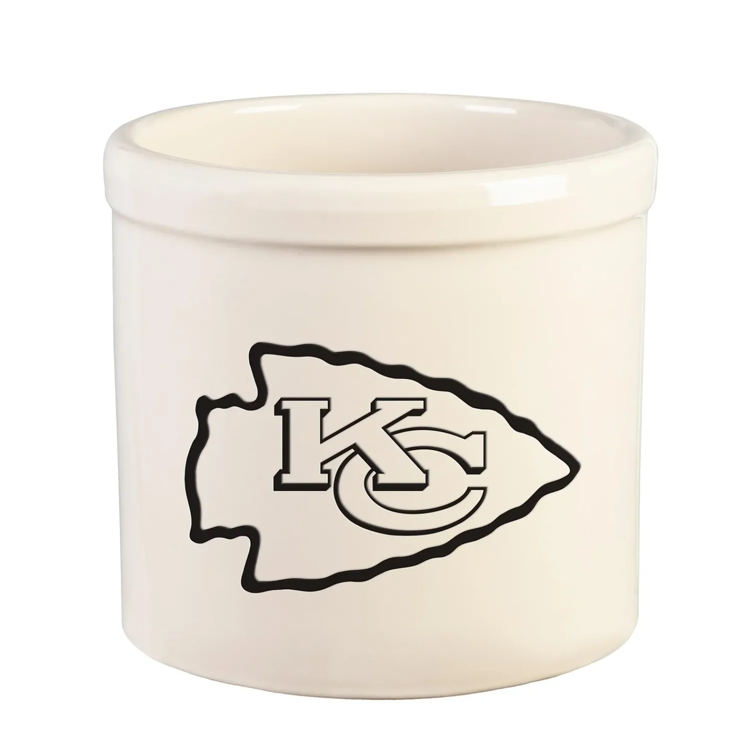 Plow & Hearth Planters & Plant Stands>NFL Team Logo Stoneware Crock
