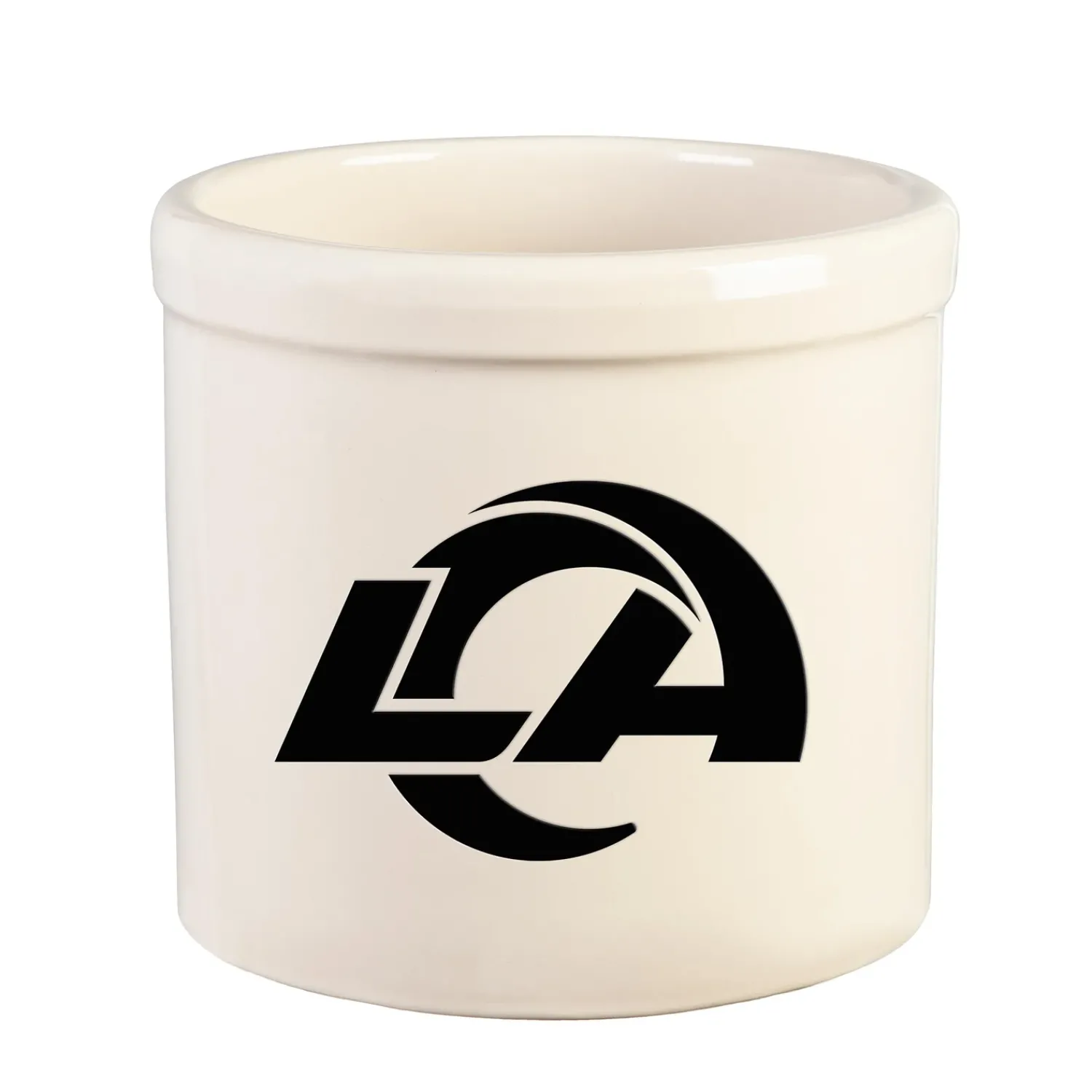 Plow & Hearth Planters & Plant Stands>NFL Team Logo Stoneware Crock